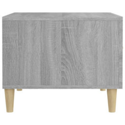Berkfield Sturdy Coffee Table Grey Sonoma 50X50X40 Cm Engineered Wood - thumbnail 8