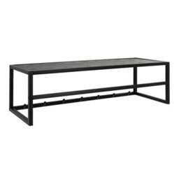 Furniture To Go Seaford Coat Rack In Black And Oak
