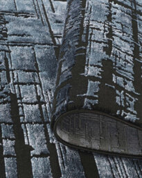 Belgravia Living Room Area Rug Metallic Sheen Modern Nexus Design Navy 160Cm X 230Cm - thumbnail 4