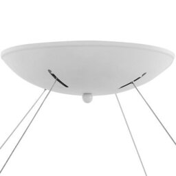 Wyld And Coco Modern Glamour White Steel Led Ring Pendant Lamp For Dining And Living Rooms - thumbnail 7