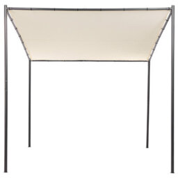 Beliani Gazebo Vimino Metal 282 Cm 294 Cm Beige - thumbnail 4