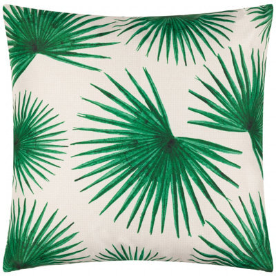 furn. Furn Agave Tropical Outdoor Polyester Filled Cushion, 45 X 45Cm, Green - image 1