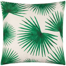 furn. Furn Agave Tropical Outdoor Polyester Filled Cushion, 45 X 45Cm, Green