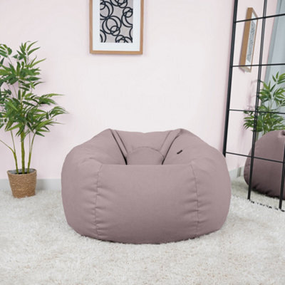 rucomfy Beanbags Rucomfy Veneto Classic Bean Bag For Adults - Lilac Soft Lounge Chair - image 1