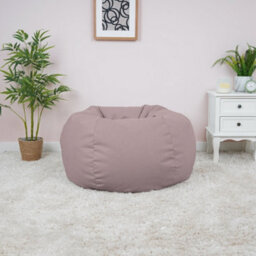 rucomfy Beanbags Rucomfy Veneto Classic Bean Bag For Adults - Lilac Soft Lounge Chair - thumbnail 2