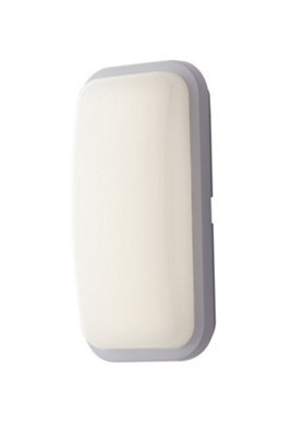 Luminosa Lighting Luminosa Shelly Led Outdoor Flush White, Ip65 1600Lm 4000K 29.6X14.6X7.6Cm - image 1