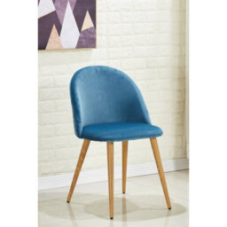 Life Interiors Lucia Halo Dining Set, A Table And Chairs Set Of 4, White/blue - thumbnail 4