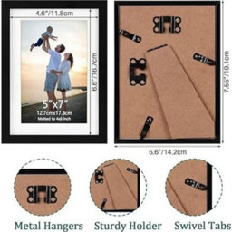 Grey Photo Frame For Wall - Modern Picture Frame 10.2 X 10.2 Cm - thumbnail 6