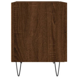Berkfield Bedside Cabinet Brown Oak 40X35X47.5 Cm Engineered Wood - thumbnail 7