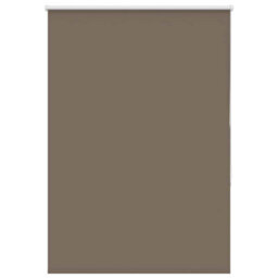 Berkfield Roller Blind Blackout Coffee 100X175 Cm Fabric Width 95.7 Cm Polyester - thumbnail 2
