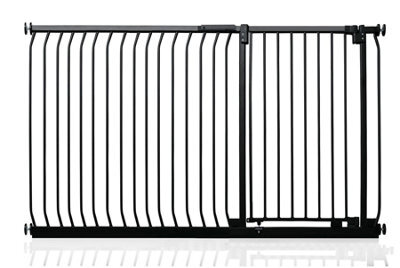 Safetots Extra Tall Elite Safety Gate, 171Cm - 180Cm, Matt Black, Extra Tall 96.8Cm In Height, Pressure Fit Stair Gate - image 1