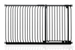 Safetots Extra Tall Elite Safety Gate, 171Cm - 180Cm, Matt Black, Extra Tall 96.8Cm In Height, Pressure Fit Stair Gate - thumbnail 1