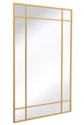 "Mirroroutlet - The Genestra - Gold Contemporary Wall & Leaner Garden Mirror 79""x 47"" (200  X 120 Cm)" - thumbnail 4