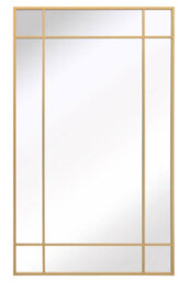 "Mirroroutlet - The Genestra - Gold Contemporary Wall & Leaner Garden Mirror 79""x 47"" (200  X 120 Cm)" - thumbnail 3