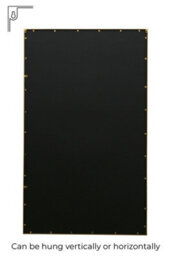 "Mirroroutlet - The Genestra - Gold Contemporary Wall & Leaner Garden Mirror 79""x 47"" (200  X 120 Cm)" - thumbnail 5