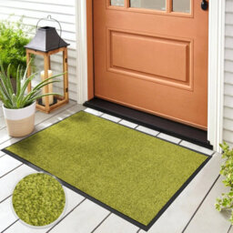 Floordirekt Use&wash Velour Dirt Trapper Entrance Mat Absorbent Non Slip Back Home Business Hallway Lemon 135 X 200 Cm
