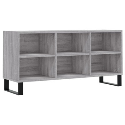 Berkfield Sturdy Tv Cabinet Grey Sonoma 103.5X30X50 Cm Engineered Wood - image 1
