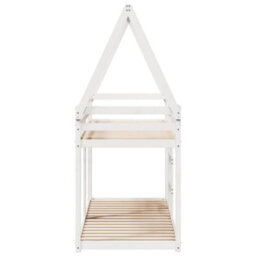 Berkfield Bunk Bed Without Mattress White 80X200 Cm Solid Wood Pine - thumbnail 5
