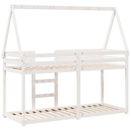 Berkfield Bunk Bed Without Mattress White 80X200 Cm Solid Wood Pine - thumbnail 6