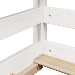 Berkfield Bunk Bed Without Mattress White 80X200 Cm Solid Wood Pine - thumbnail 9
