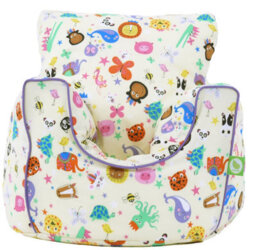 Bean Lazy Cotton Party Animals Bean Bag Arm Chair Toddler Size