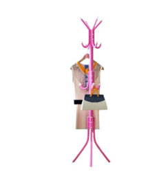 Modcraft 12 Hook Coat Stand And Umbrella Hanger - Pink - thumbnail 1