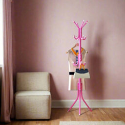 Modcraft 12 Hook Coat Stand And Umbrella Hanger - Pink - thumbnail 4