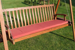 Garden Market Place Garden Furniture Cushion- Cushion For 3 Seater Swing Seat Or Large Garden Bench -Terracotta