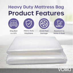 volila King Mattress Bag - Mattress Protective Storage Bag, Protective Storage Cover, Moving House - thumbnail 3