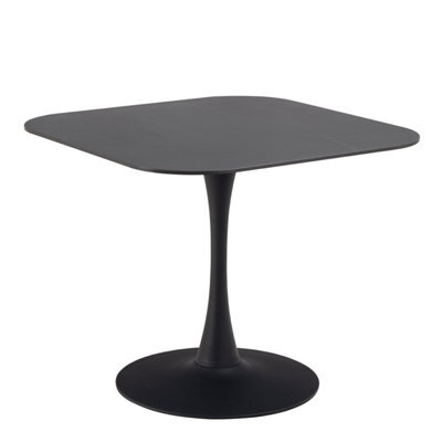 Furniture To Go Malta Ceramic Square Dining Table Black - image 1