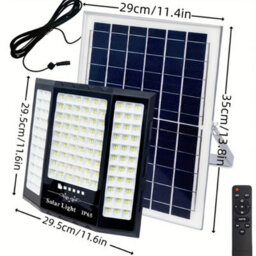 Solar Security Spotlight 480 Led Motion Sensor Outdoor Light Yard Garden Patio - thumbnail 2