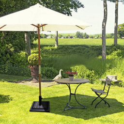 Costway Heavy Duty Parasol Base Umbrella Stand Sun Shade Cast Iron Patio Garden - thumbnail 4