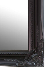 Mirroroutlet Fraser Black Small Beaded Mirror 61 X 51Cm - thumbnail 2