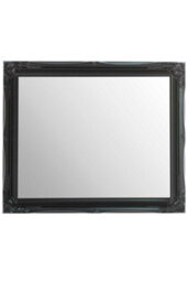 Mirroroutlet Fraser Black Small Beaded Mirror 61 X 51Cm - thumbnail 3