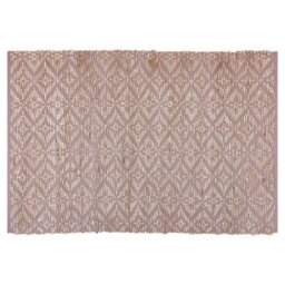 Beliani Rug Gerze Pink 140 X 200 Cm Cotton - thumbnail 4