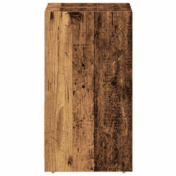Berkfield Durable Bathroom Sink Cabinet Old Wood 60X33X60 Cm Engineered Wood - thumbnail 7