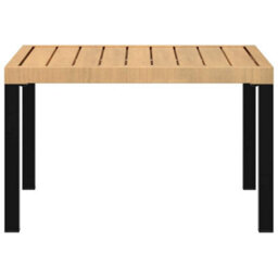 Berkfield Garden Coffee Table Black 65X65X40 Cm Aluminium - thumbnail 4