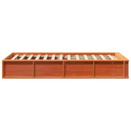 Berkfield With Storage Wax Brown 100 X 200 Cm Wood - thumbnail 6