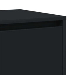 Berkfield Black Sideboard Black Engineered Wood 120 X 41 X 75 Cm - thumbnail 9