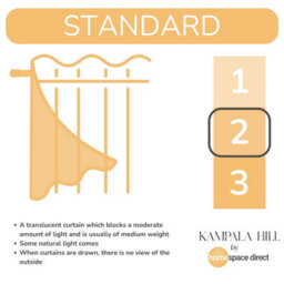 "Sundour Bamford Fully Lined Ready Made Abstract Eyelet Curtains Fennel 66X72""" - thumbnail 6
