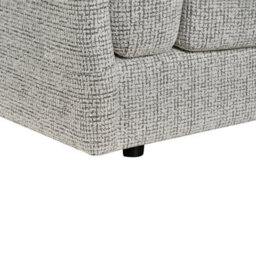 Furnishings For Less UK Bali Modern Single Seater Armchair Chenille Fabric Grey - thumbnail 2