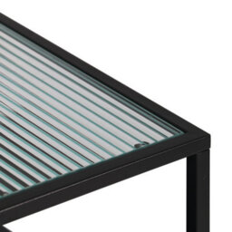 Hallowood Furniture Bewdley Small Side Table With Glass Top - thumbnail 6