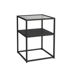 Hallowood Furniture Bewdley Small Side Table With Glass Top - thumbnail 8