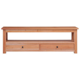 Berkfield Tv Cabinet 115X30X40 Cm Solid Mahogany Wood - thumbnail 3