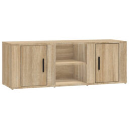 Berkfield Tv Cabinet Sonoma Oak 100X31.5X35 Cm Engineered Wood - thumbnail 2