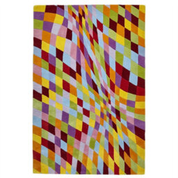Prism Pr101 Geometric Wool Rugs In Multicolour - 150X230Cm - thumbnail 5