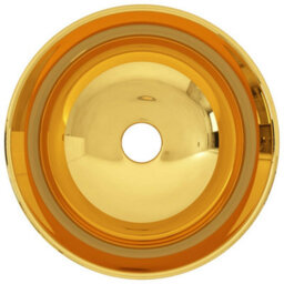 Berkfield Wash Basin 28X10 Cm Ceramic Gold - thumbnail 3
