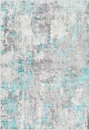 Livabliss Lustro-Abstract Grey Blue Beige Modern Marble Living Dining Bedroom Rug 200 X 275 Cm Easy Care, Non Shedding - thumbnail 1