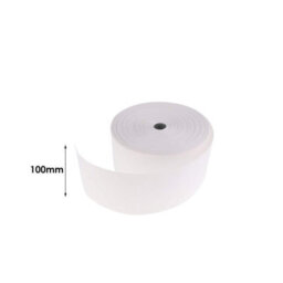 Neel Blue 100mm Wide Curtain Tape Without Hole, White Cotton Polyester Drapery Roll, 50 Metres - thumbnail 2