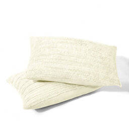 Living And Home Off-White Rabbit Fur Plush Three-Piece Single Bed Bedding Set - thumbnail 2